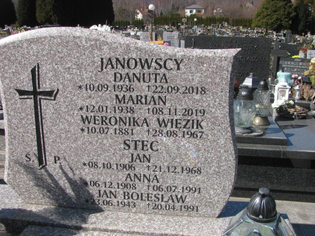 Jan Stec 1906 Szczyrk - Grobonet - Wyszukiwarka osób pochowanych