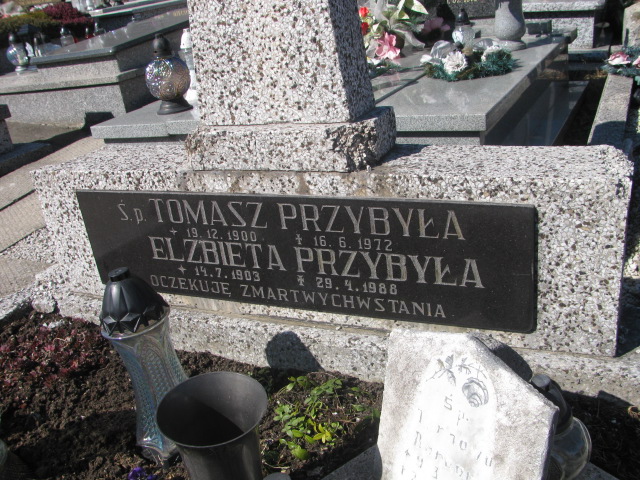 Tomasz Przybyła 1900 Szczyrk - Grobonet - Wyszukiwarka osób pochowanych