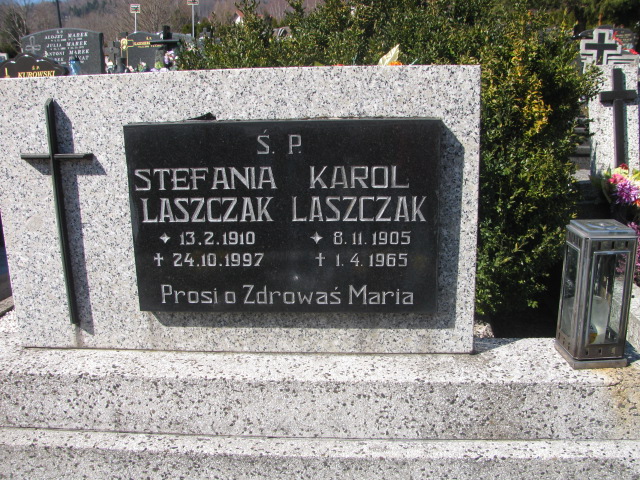 Karol Laszczak 1905 Szczyrk - Grobonet - Wyszukiwarka osób pochowanych