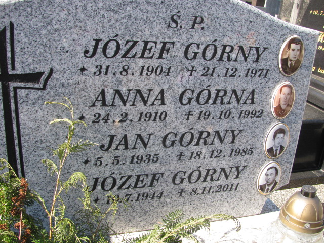 Józef Górny 1904 Szczyrk - Grobonet - Wyszukiwarka osób pochowanych