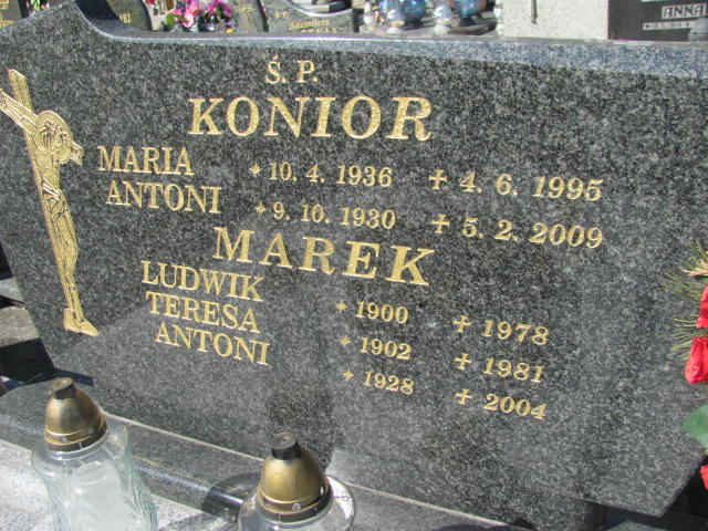 Teresa Marek 1902 Szczyrk - Grobonet - Wyszukiwarka osób pochowanych