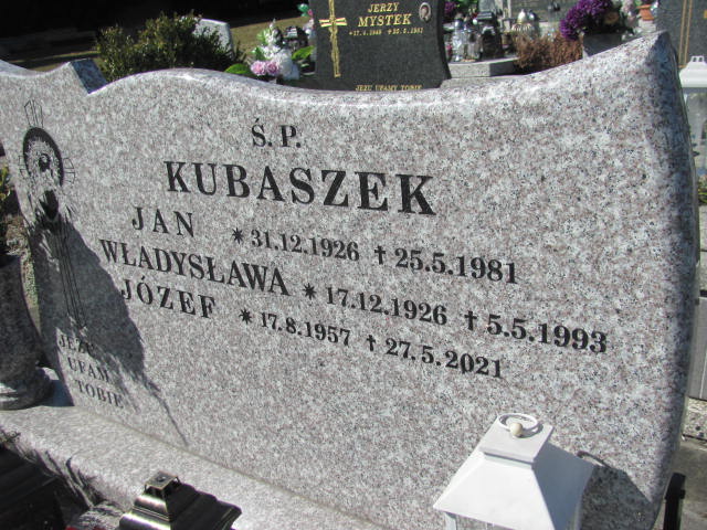 Władysław Kubaszek 1926 Szczyrk - Grobonet - Wyszukiwarka osób pochowanych