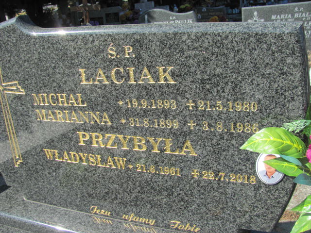 Michał Łaciak 1893 Szczyrk - Grobonet - Wyszukiwarka osób pochowanych